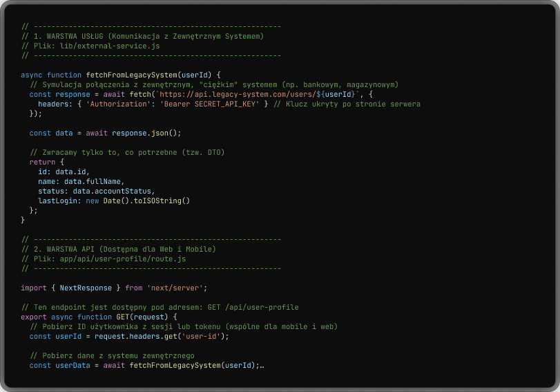 Panel pracowników środek