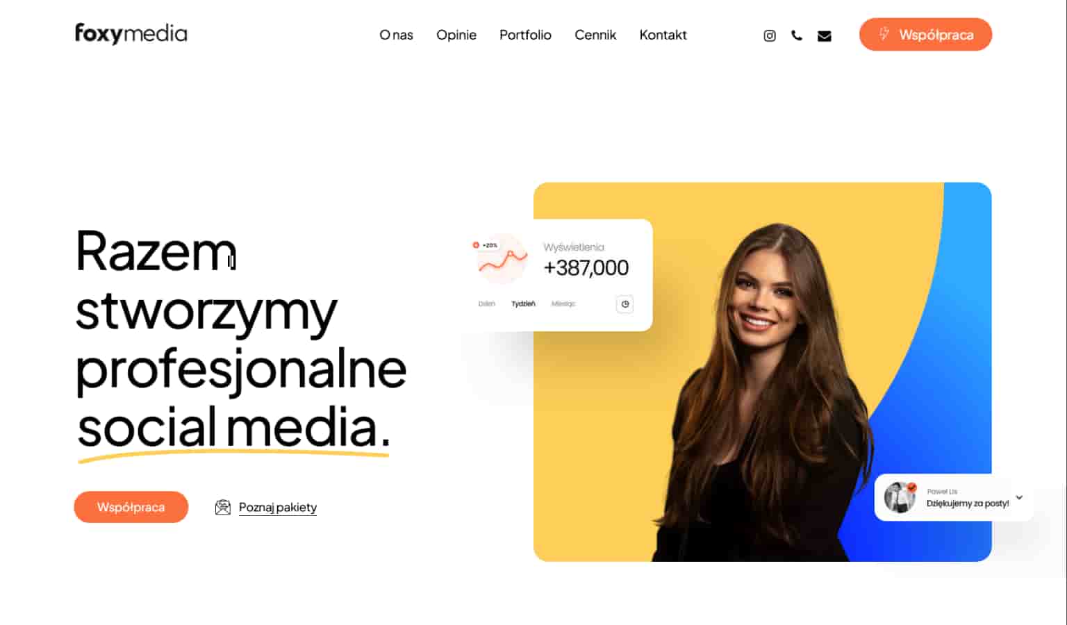 Własne miejsce w sieci w 7 dni - Foxy Media