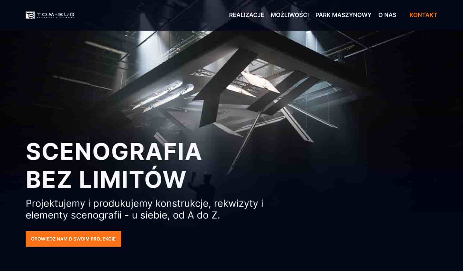 Cyfrowa scena dla 30 lat doświadczenia - TomBud